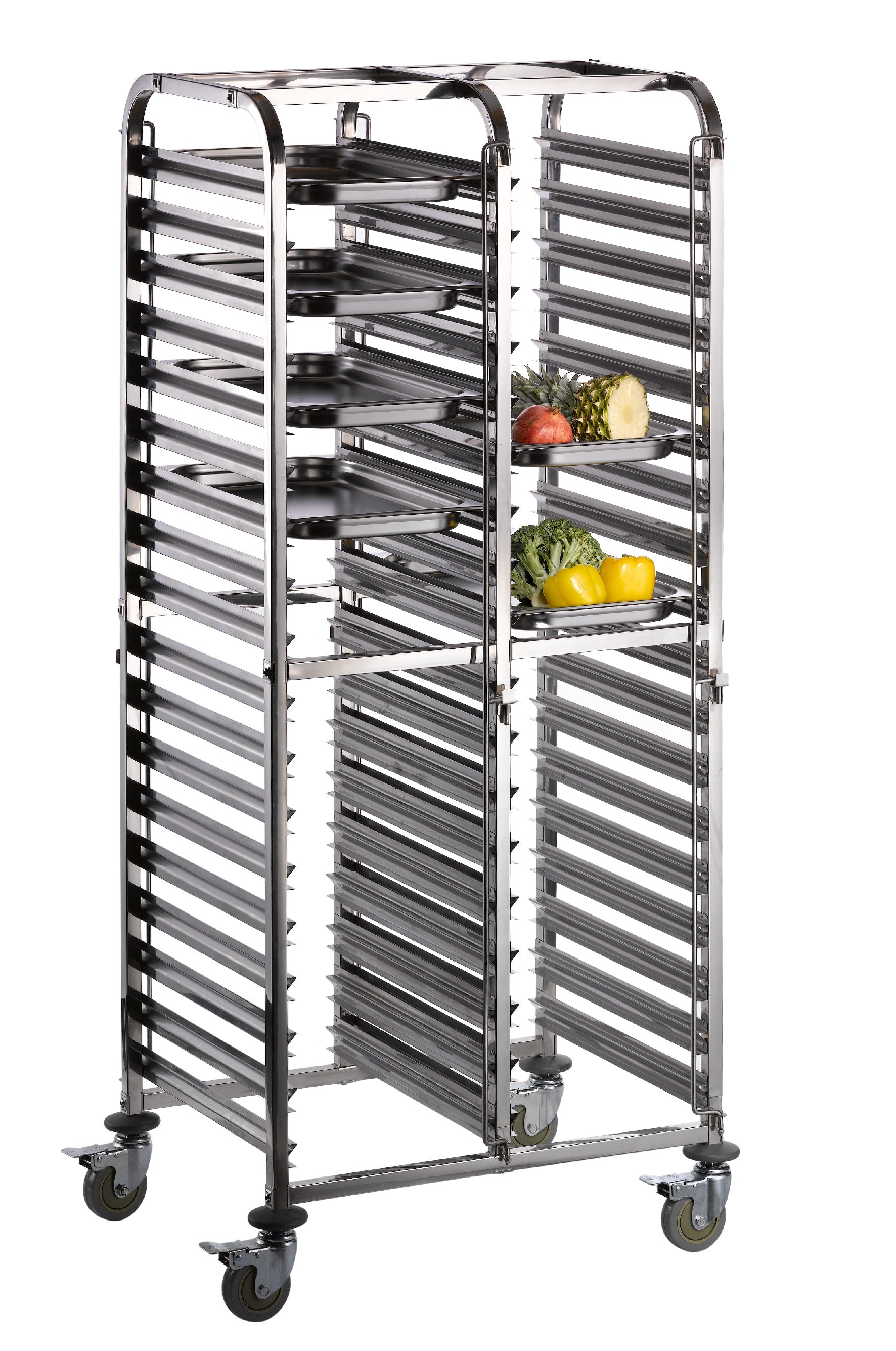 SARO Trolley voor bakbladen 600 x 400 mm model LIAM DUO