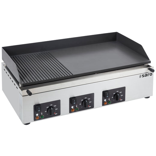 SARO Electrische grillplaat (gegroefd+glad) model GPK 810