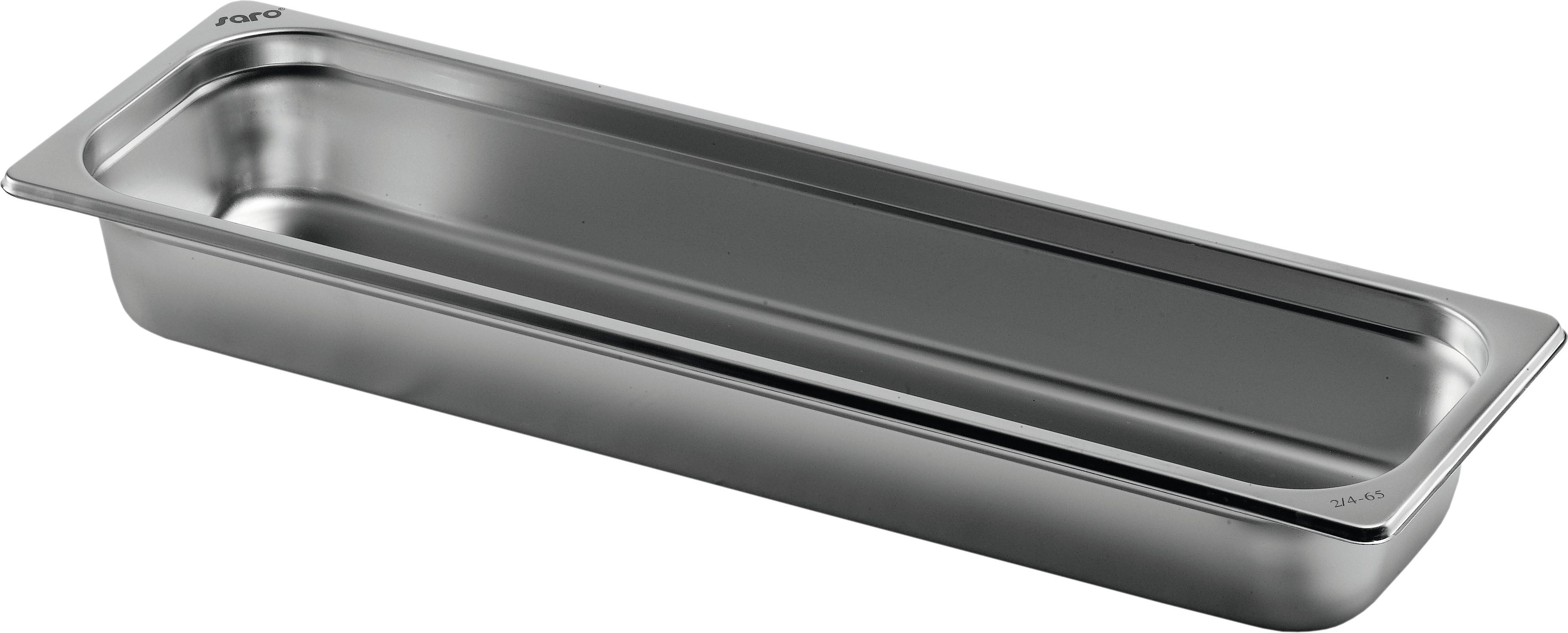 SARO Gastronormbak RVS model TOP LINE 2/4 D100mm