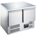SARO Gekoelde werkbank met 2 deuren, model ES 901 S/S TOP