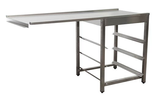 SARO afvoertafel voor vaatwasser links, 1 bak, 1600 mm