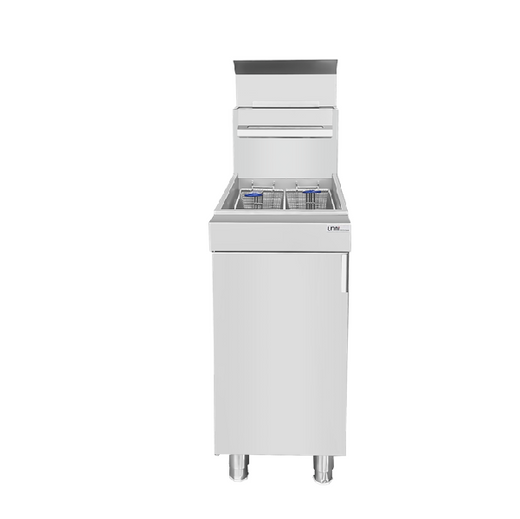 Gasfriteuse Unninox FKG02-NG - 21 liter - 26,4 kW - aardgas