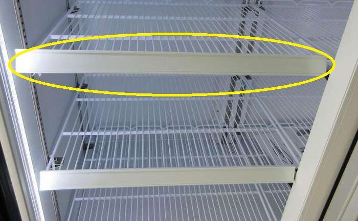 Price label holder white l/r 7455.2110 - Combisteel 7455.2164