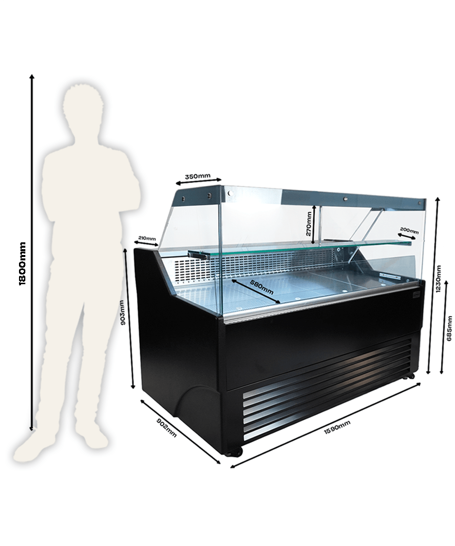 KOELVITRINE WESLEY 1.5 - aanvullende productfoto 14
