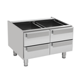 Unninox Undercounter 800mm - With Drawers - 7020UB-C