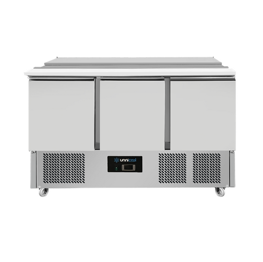 Saladette Unninox SP903 - Compact Line, 3 deuren - GN-geschikt