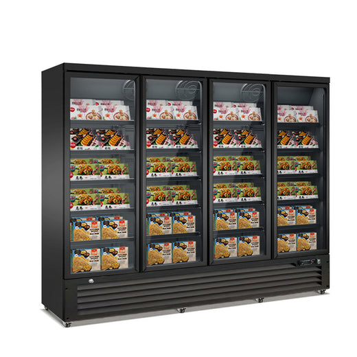 Freezer cabinet 4 glass doors Unninox UNN208BT - 2160Ltr