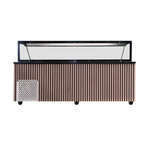 Unninox Saladette Workbench – 6x GN 1/1 Capacity – 223x82x85.5cm - UNNI220TK
