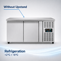 Unninox Refrigerated Counter – 2 Doors – Without Upstand – 1390x700x850mm - UNN2100TN
