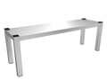 S/S Etagere With Undershelf FLATPACKED