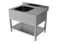 SINK WITH UNDERSHELF - FLAT PACKED