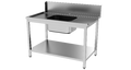S/S Sink With Undershelf&Washmachine Place RIGHT AND LEFT