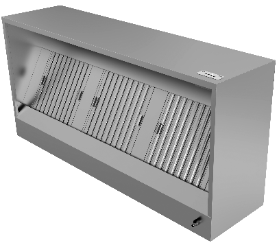 S/S Extractor Hood Plug&Play BOX (1100)