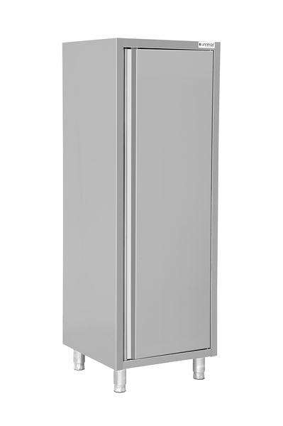RVS pannenkast, 600 mm diep Unninox