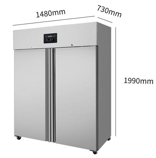 Refrigerator Unninox UNN1180TN - 2 doors - 1200Ltr