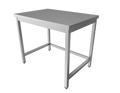 S/S Work Table Without Undershelf (600)