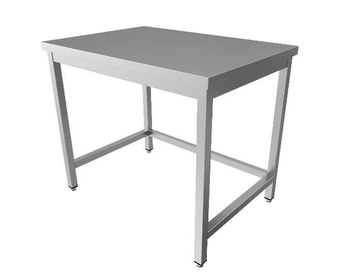 S/S Work Table Without Undershelf (600)
