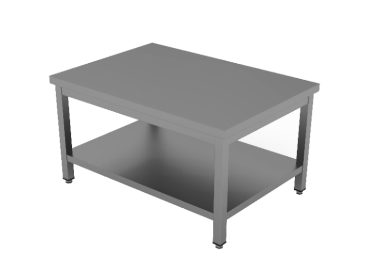 S/S Work Table With Undershelf (700) (WTF-1007060-WO)