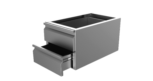 S/S BLOCK DRAWER FOR UNDER WORK TABLE