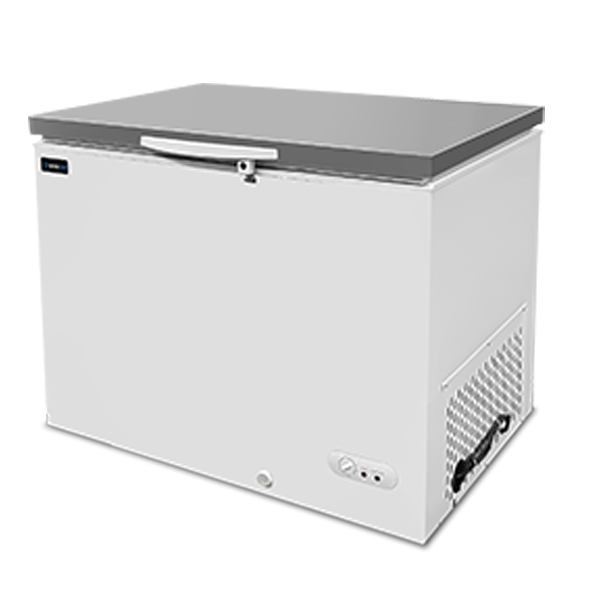 Chest freezer Unninox UN358 - 358 L - white/stainless steel