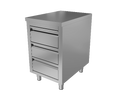 S/S Work Table With 3 Drawers 700