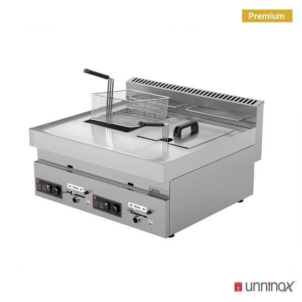 Gas fryer, 65-series Unninox