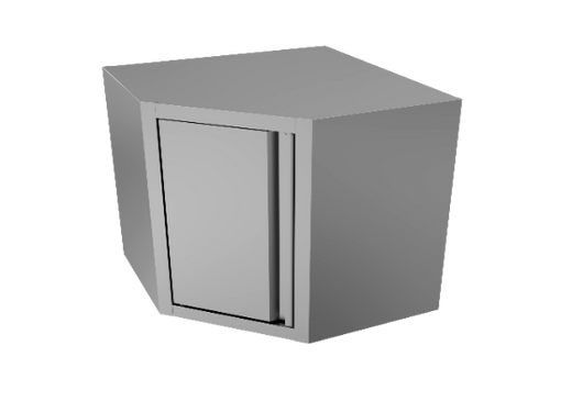 RVS wandkast