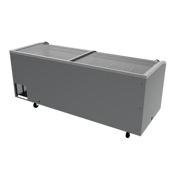 Supermarket chest freezer Unninox UNNS27 - 850 L - grey